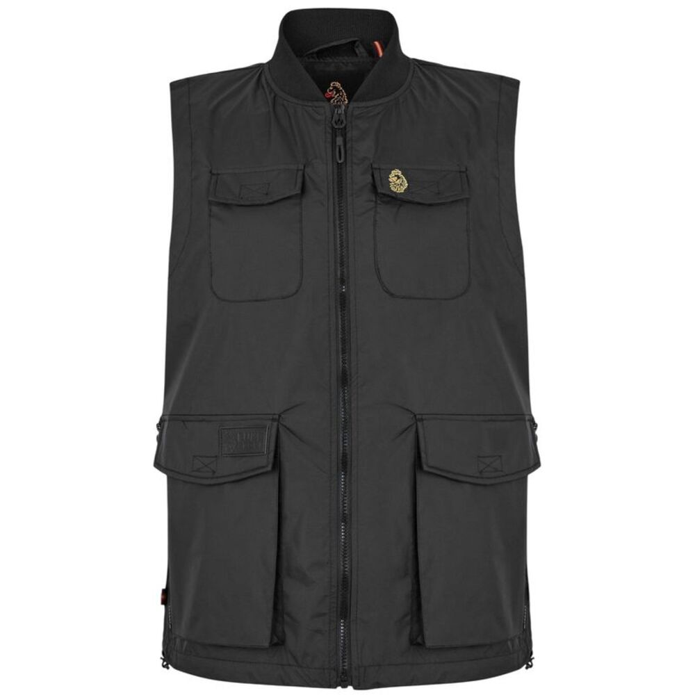 Luke 1977 Mens Tech Logo Vest / Jet Black